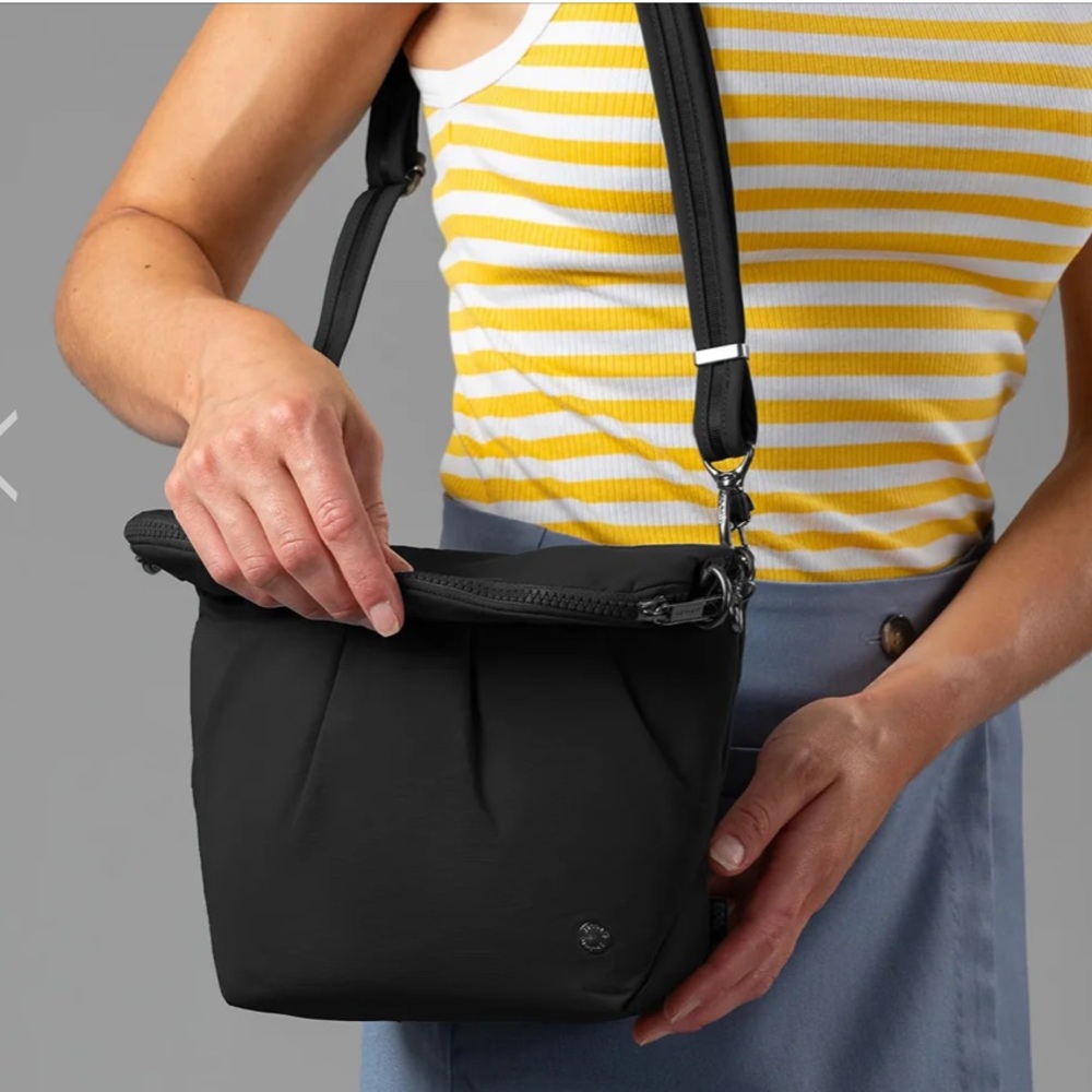 Pacsafe Black Secure Everyday Crossbody Bag